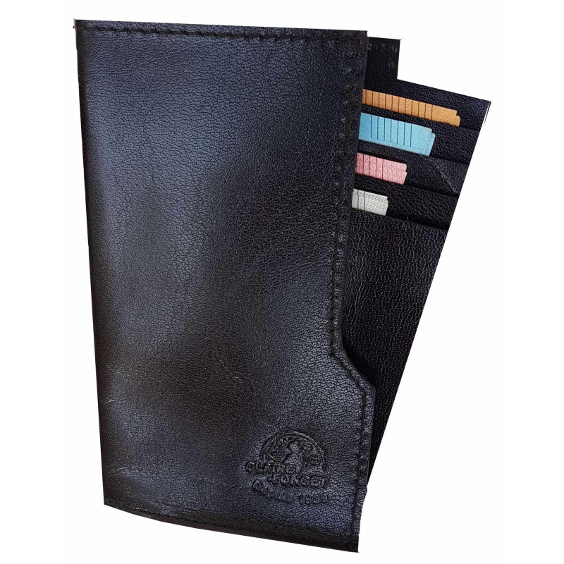 Portefeuille serveur, Porte billets serveur 5 volets cuir épais Portefeuille serveur, Porte billets serveur 5 volets cuir épais