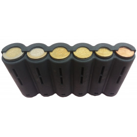 Sacoche de serveur TISSU avec monnayeur 6 PIÈCES Euro intégré