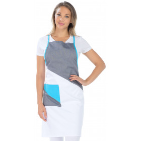 Tablier bavette avec 1 poche